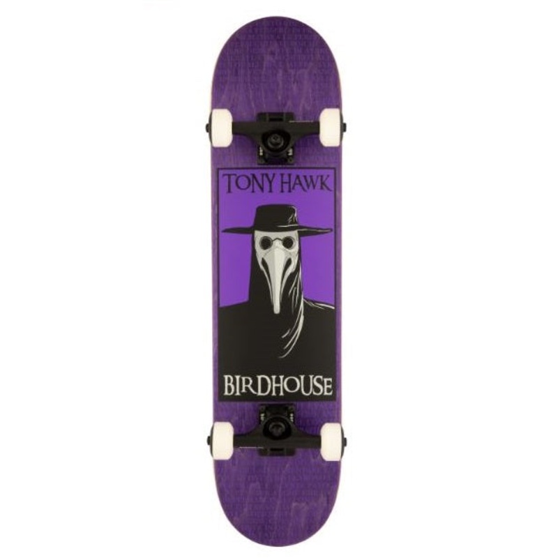 Birdhouse Stage 3 Plague Doctor Purple Skateboard – 7.5″