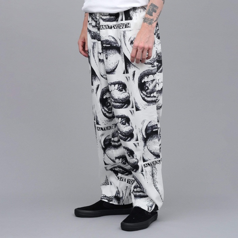 Polar X Iggy Alternative Youth Surf Pants White Small