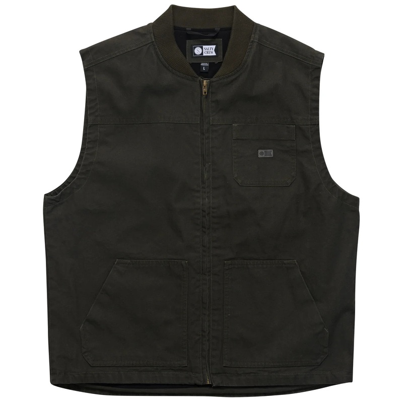 Salty Crew Captain Vest Coal S