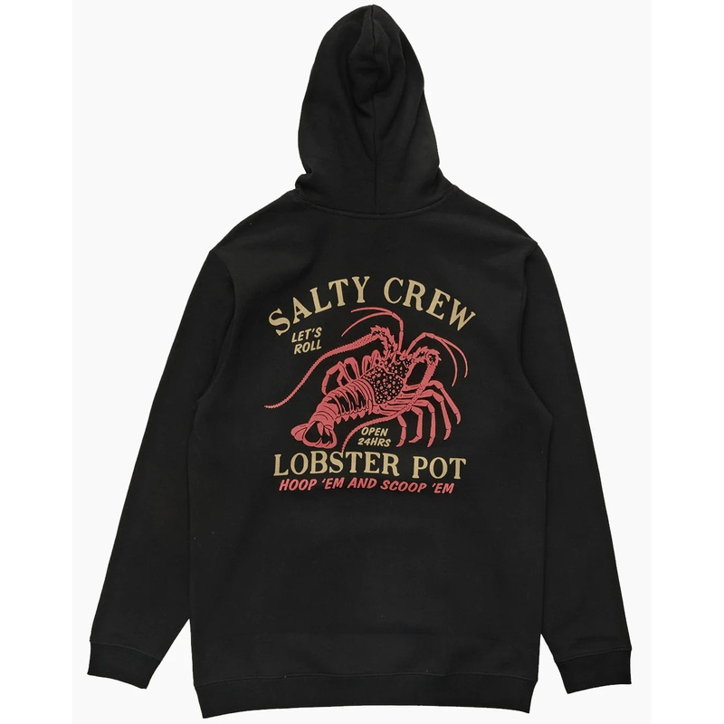 Salty Crew Lobster Pot MW Hood Fleece Vintage Black S