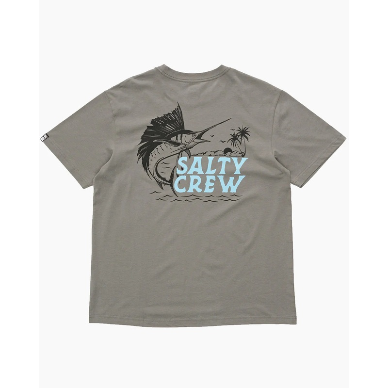 Salty Crew Sailfish Classic Tee Charcoal S