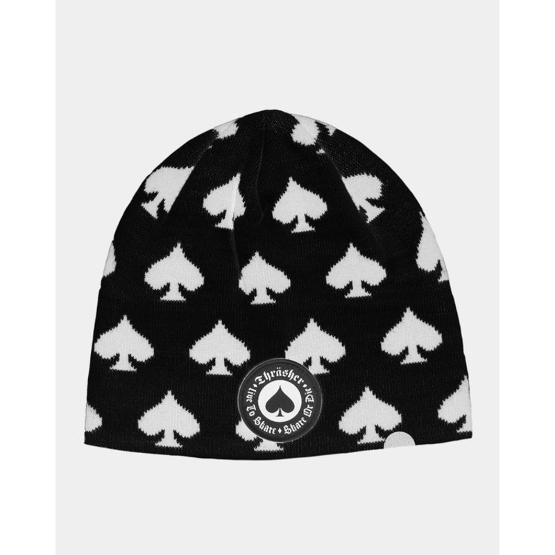 Thrasher Oath Skully Beanie BLACK OSFM