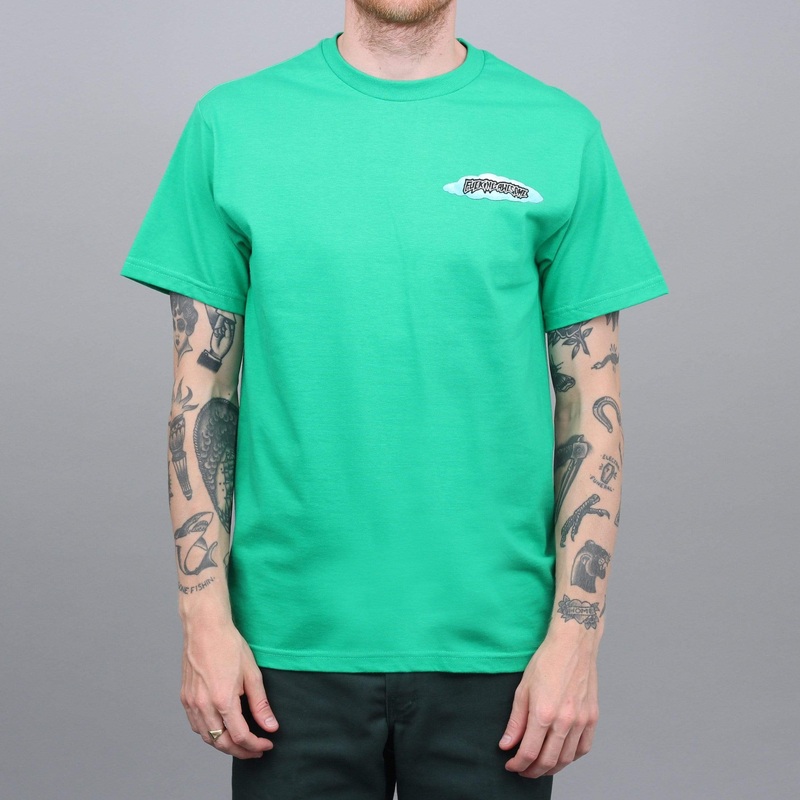 Fucking Awesome Rain T-Shirt Irish Green Small