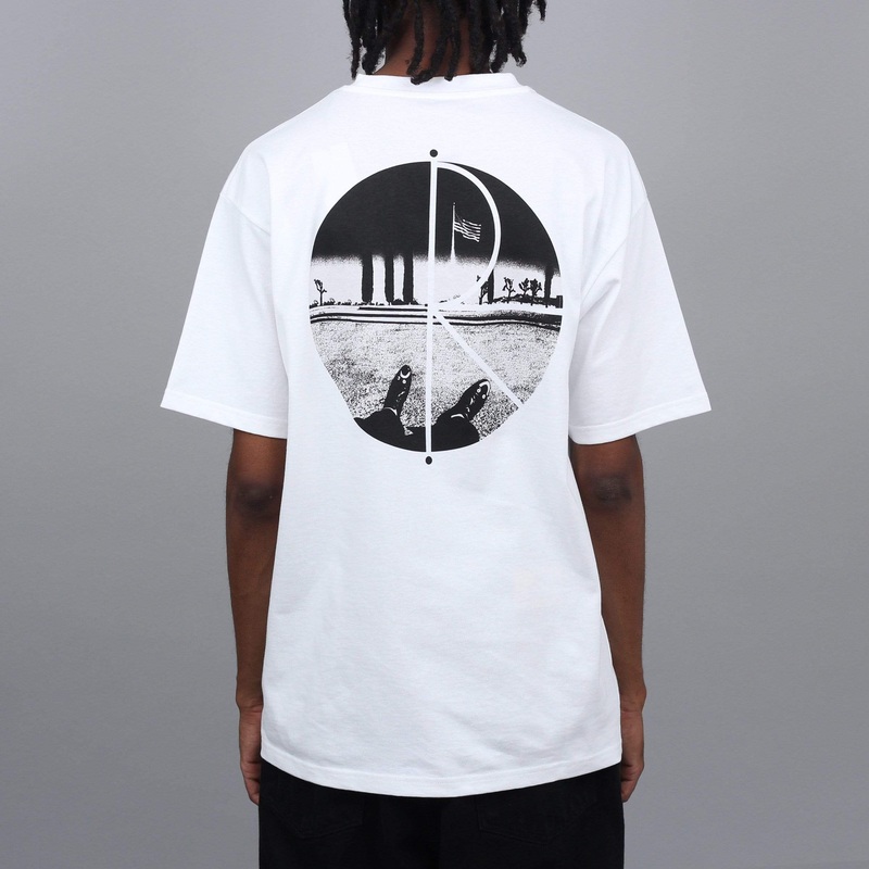 Polar Happy Sad Fill Logo T-Shirt White / Black Small