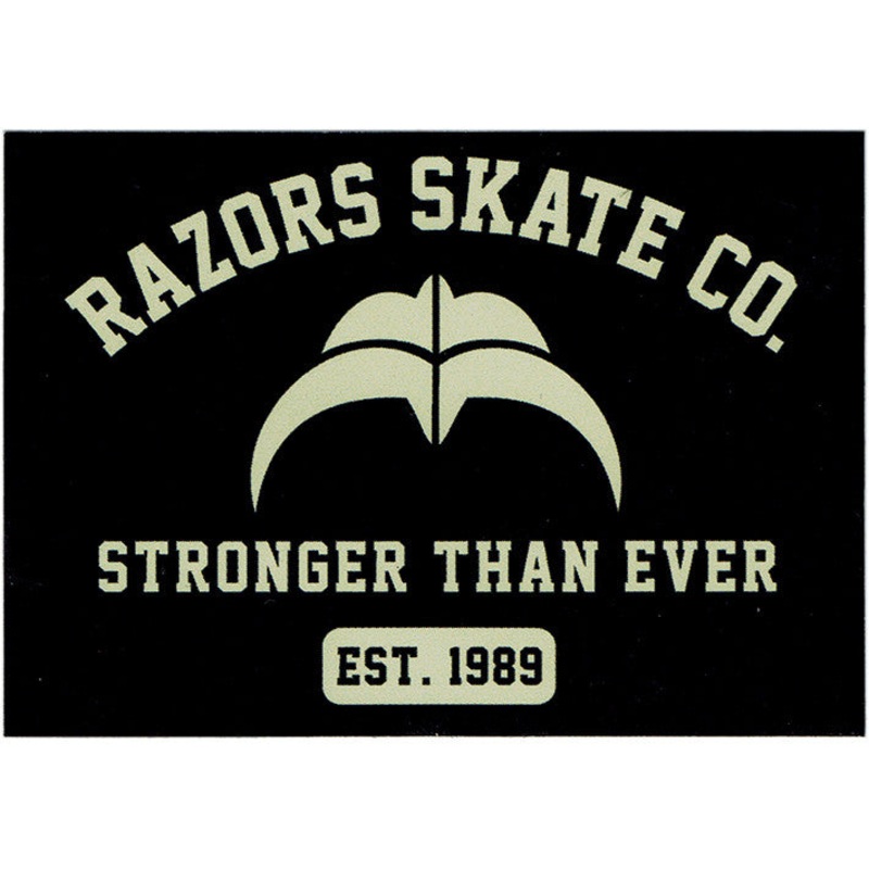 Sticker Skate CO black/white 7x5cm