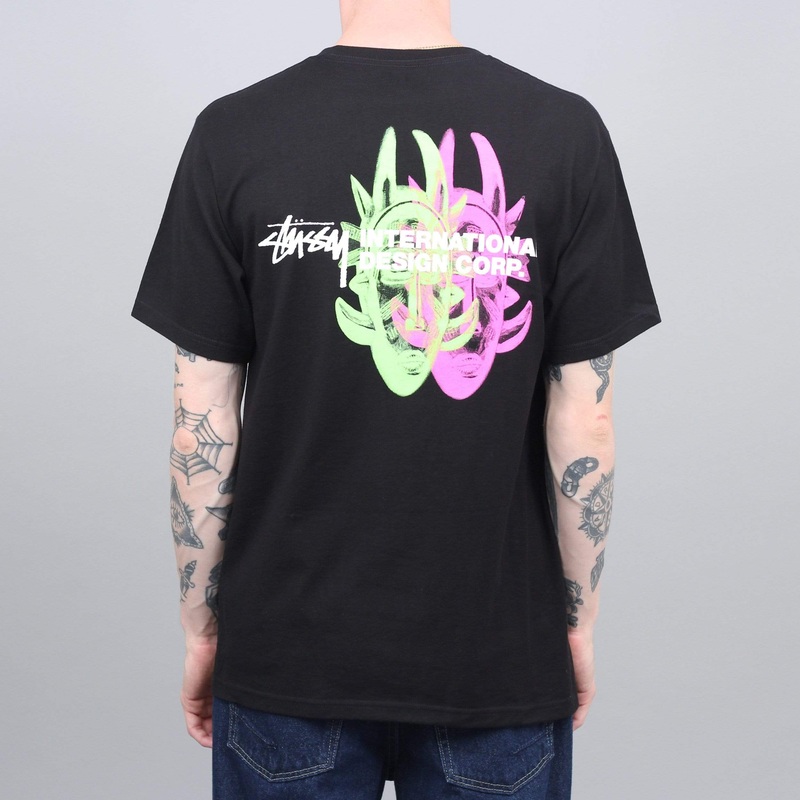 Stussy Double Mask T-Shirt Black Small