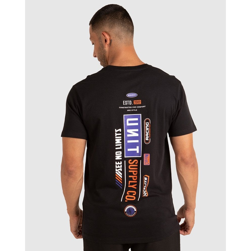 Unit Last Lap Tee BLACK S