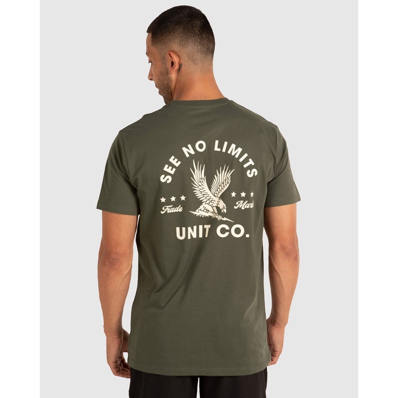 Unit Liberty Tee MILITARY S