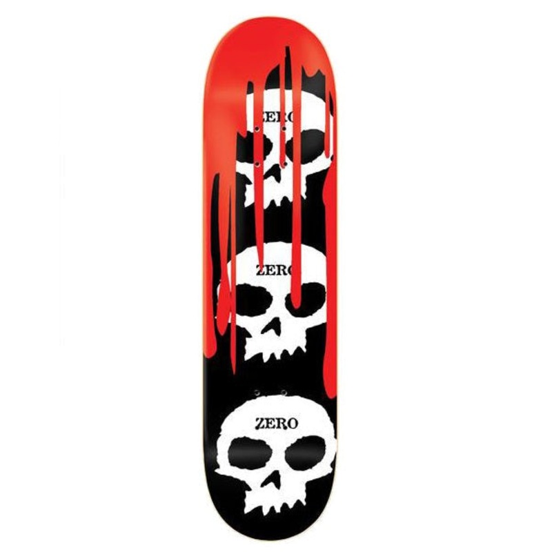 Zero 3 Skull Blood Black/White/Red Skateboard Deck – 8.0″