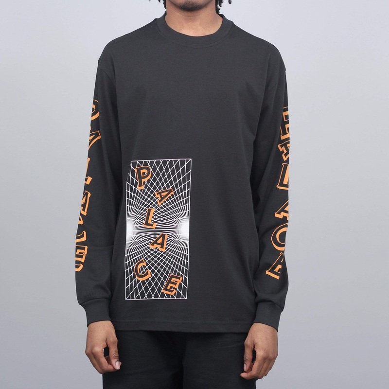 Palace Griddle Longsleeve T-Shirt Black Small