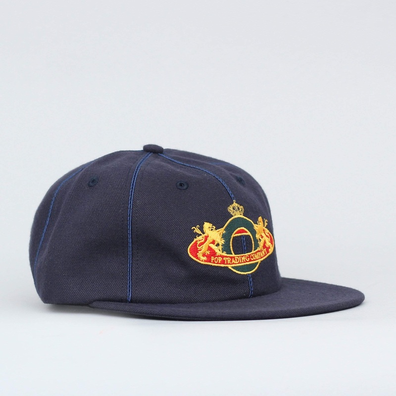 Pop Trading Royal O 6 Panel Cap Navy