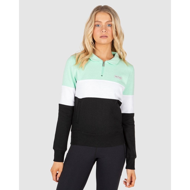 Unit Coco Half Zip Ladies Fleece MINT 6/2XS