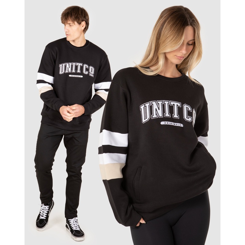 Unit Leader Unisex Crew BLACK XS