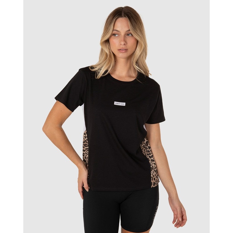 Unit Nimble Womens Tee BLACK 6/2XS