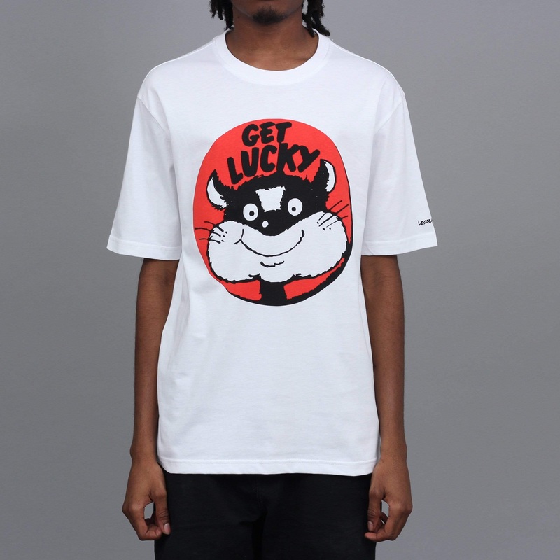 Wayward Get Lucky T-Shirt White Small