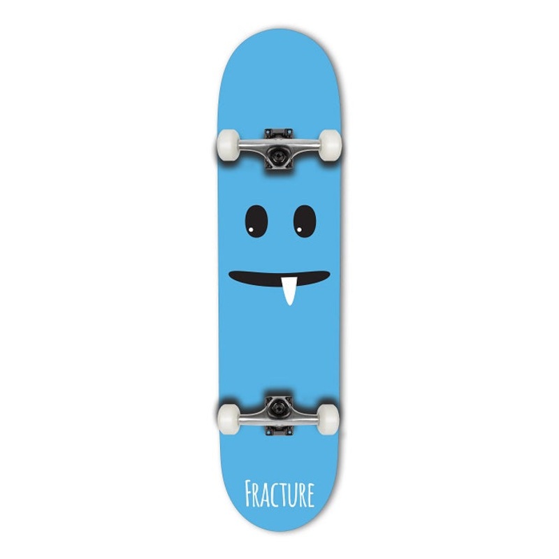 Fracture Lil Monsters Blue Skateboard – 7.75″