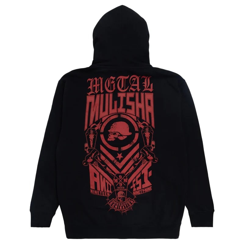 Metal Mulisha Blue Collar Zip Hoodie BLACK S