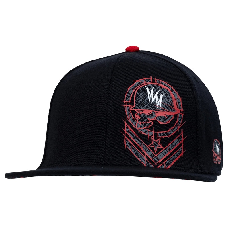Metal Mulisha Shred Flex Hat BLACK S/M