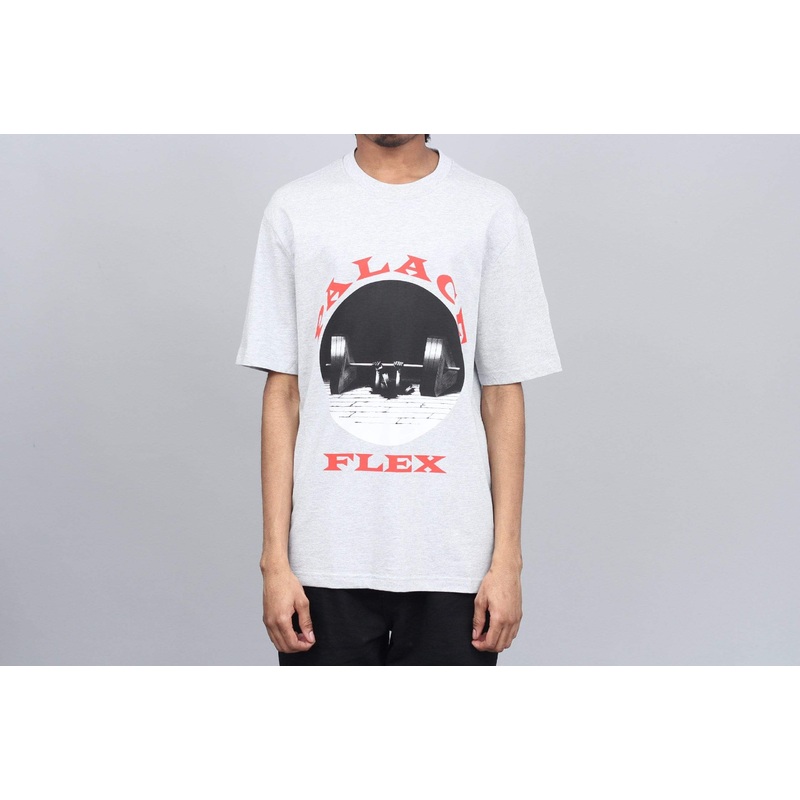 Palace P-Flex T-Shirt Grey Marl Small