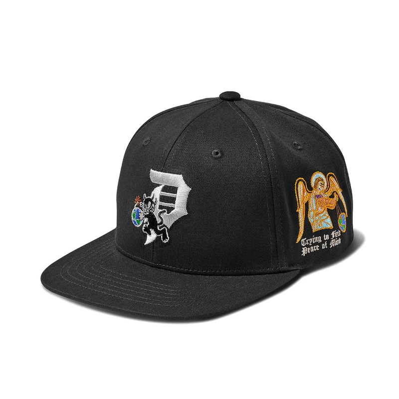 Primitive Savior Snapback Hat BLACK OSFM