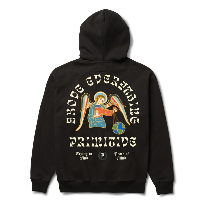Primitive Savior Zip Hoodie BLACK S