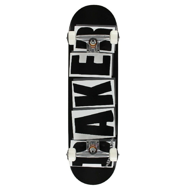 Baker Brand Logo Black/White Skateboard – 8.25″