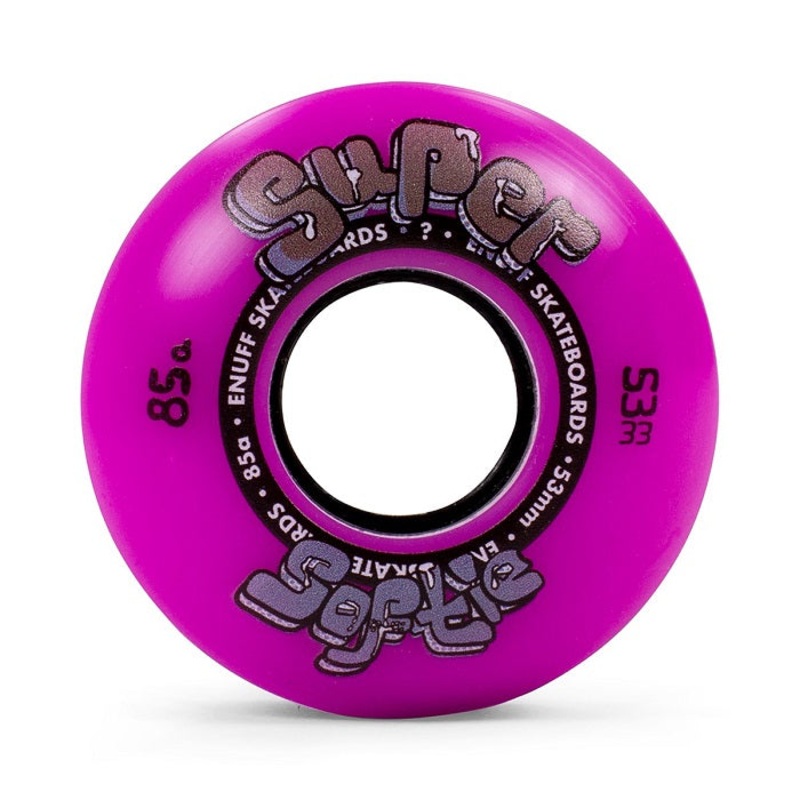 Enuff Super Softie Purple Skateboard Wheels – 53mm 85a