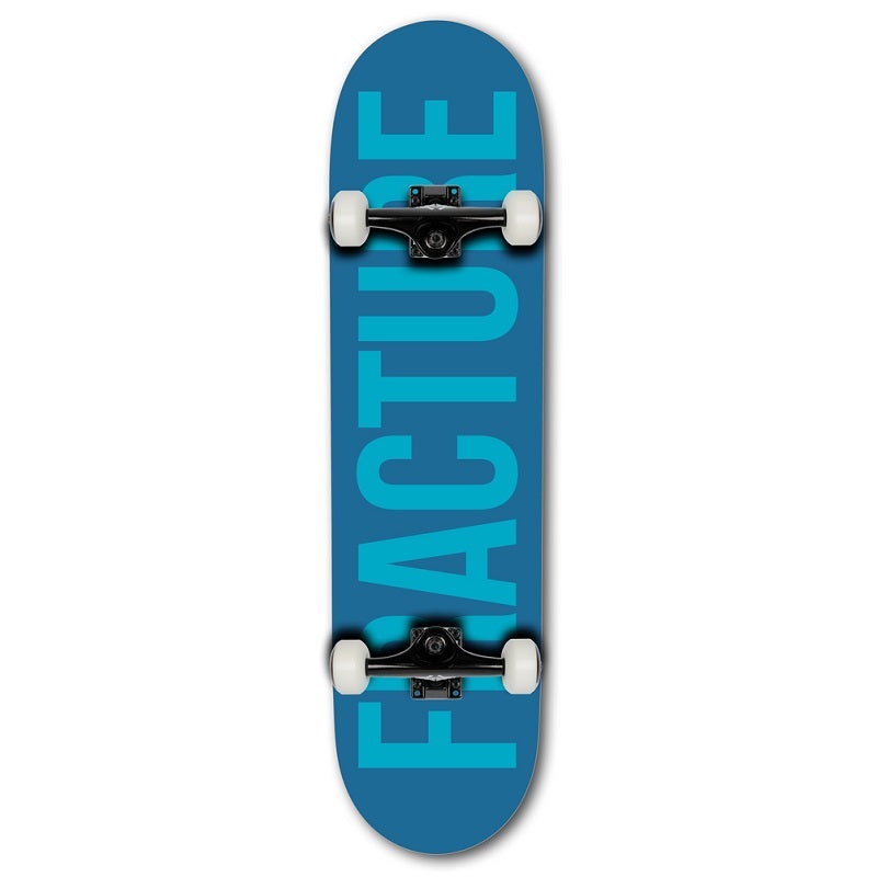 Fracture Fade Teal Skateboard – 8.25″