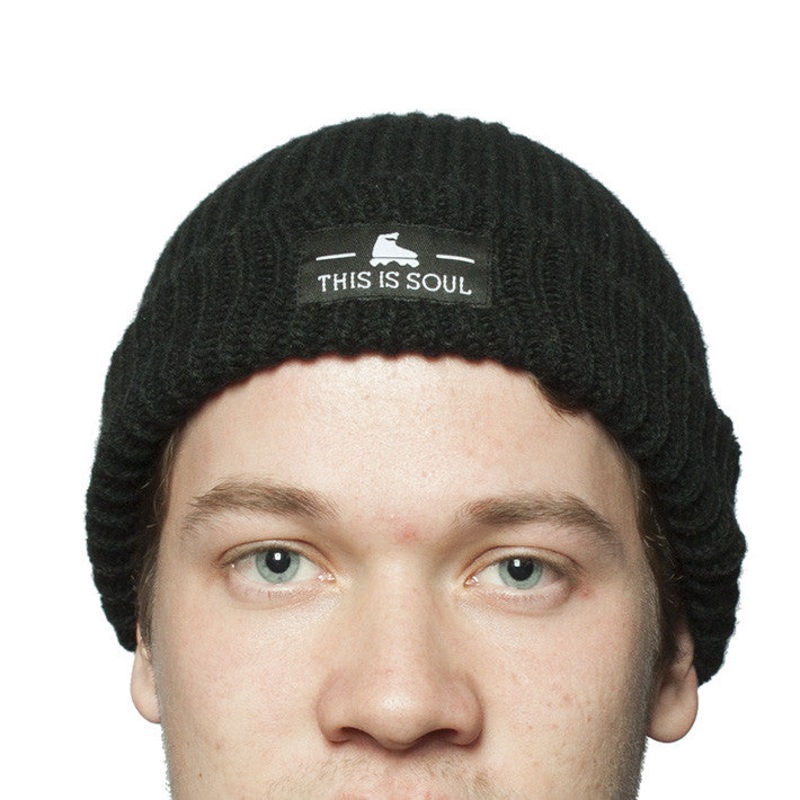 Knit beanie black