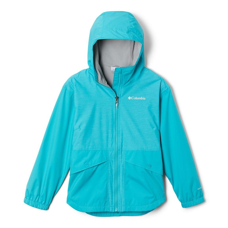 Rainy Trails Fleece Lined Jacket – Girls XXS Geyser