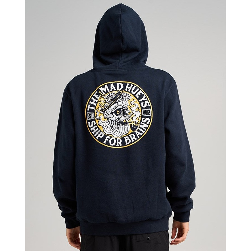 The Mad Hueys SHIP FOR BRAINS | PULLOVER NAVY S