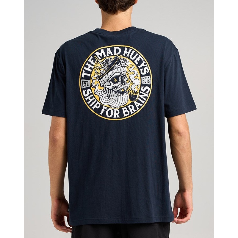The Mad Hueys SHIP FOR BRAINS | SS TEE NAVY S