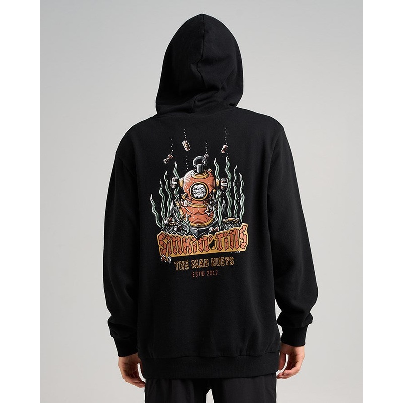 The Mad Hueys SINKIN TINS | PULLOVER BLACK S