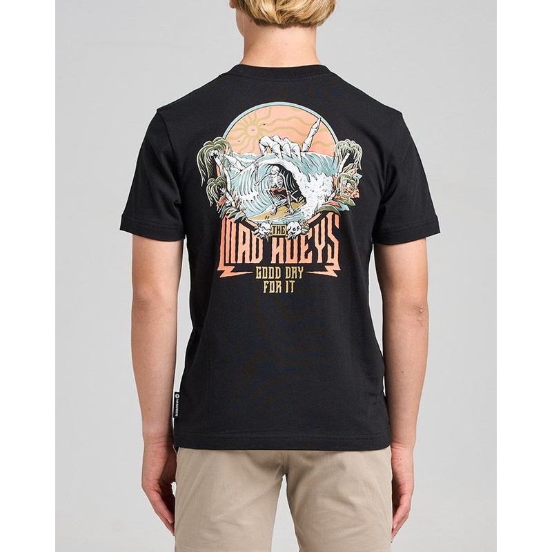 The Mad Hueys TROPIC FROTHIN CLUB | YOUTH SS TEE BLACK 6