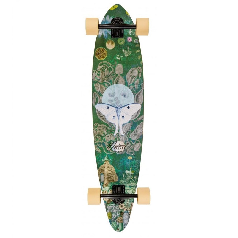 D Street Woodland Pintail Longboard – 40″
