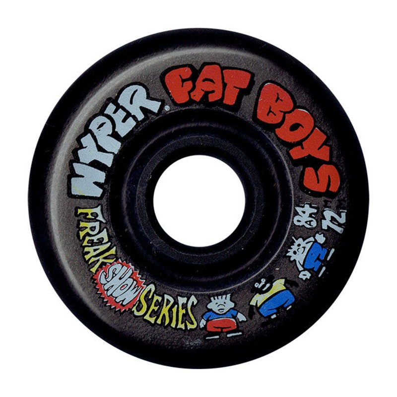 Fat Boys black 72mm/84A 4-pack