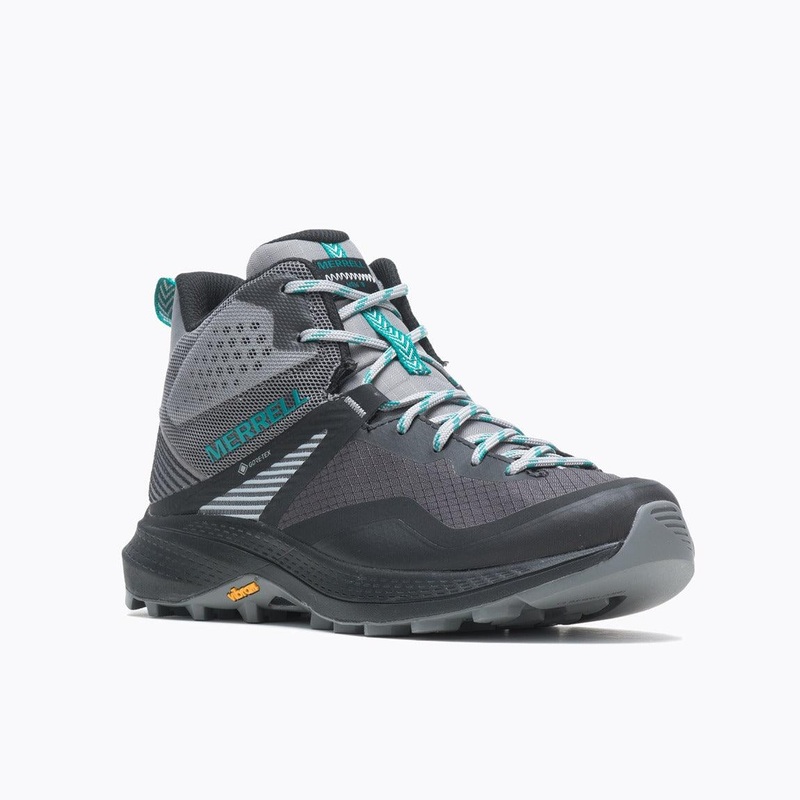 MQM 3 Mid GORE-TEX Hiking Shoes – Women 5 Charcoal/Teal