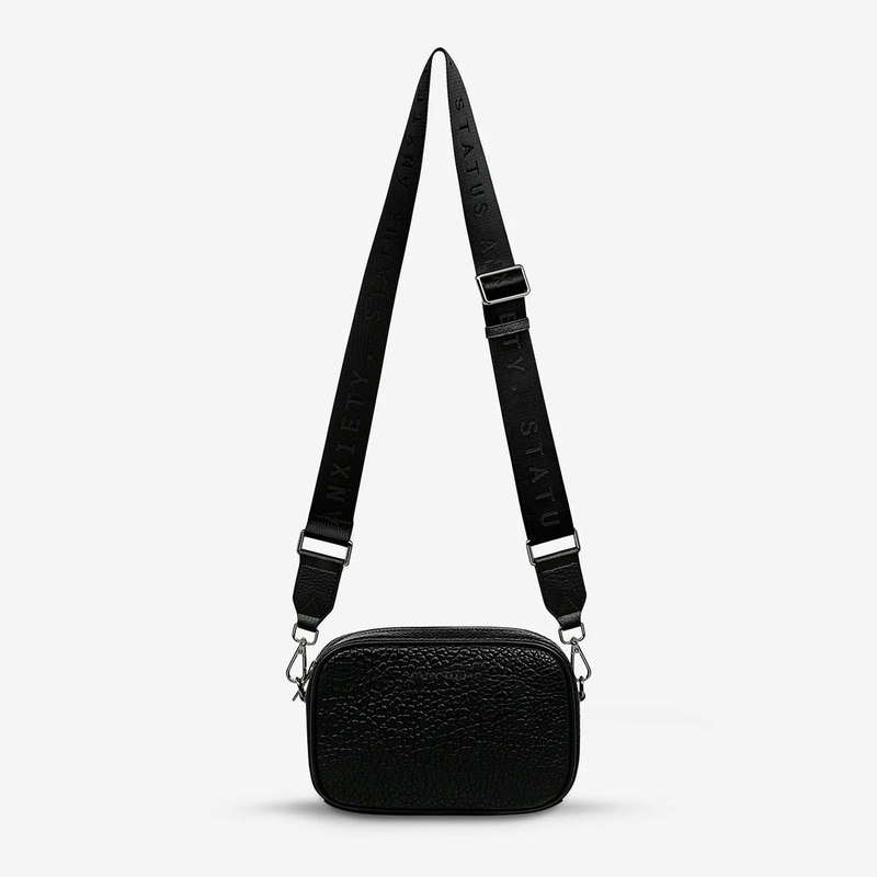 Status Anxiety Plunder With Webbed Strap Bag – Black Bubble Black Bubble ONE SIZE