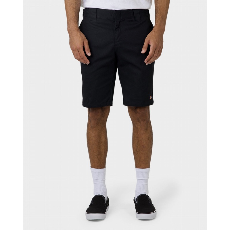 Dickies WR872 10″ Slim Tapered Fit Short BLACK 28