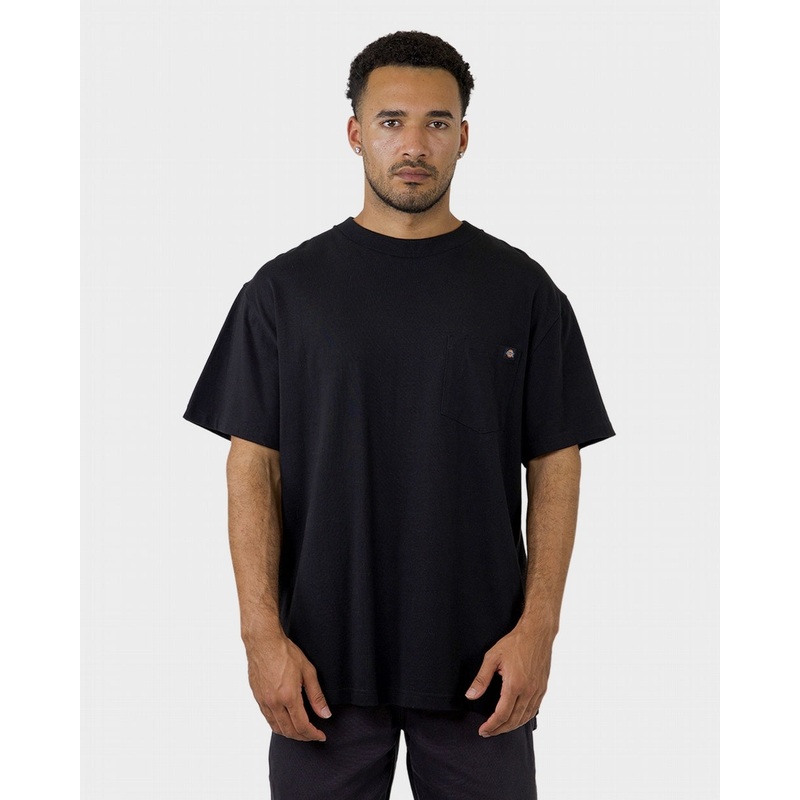 Dickies WS450 Heavy Weight Pocket Tee BLACK S