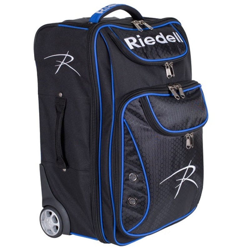Riedell Travel and Gear Roller Bag – Black/Blue