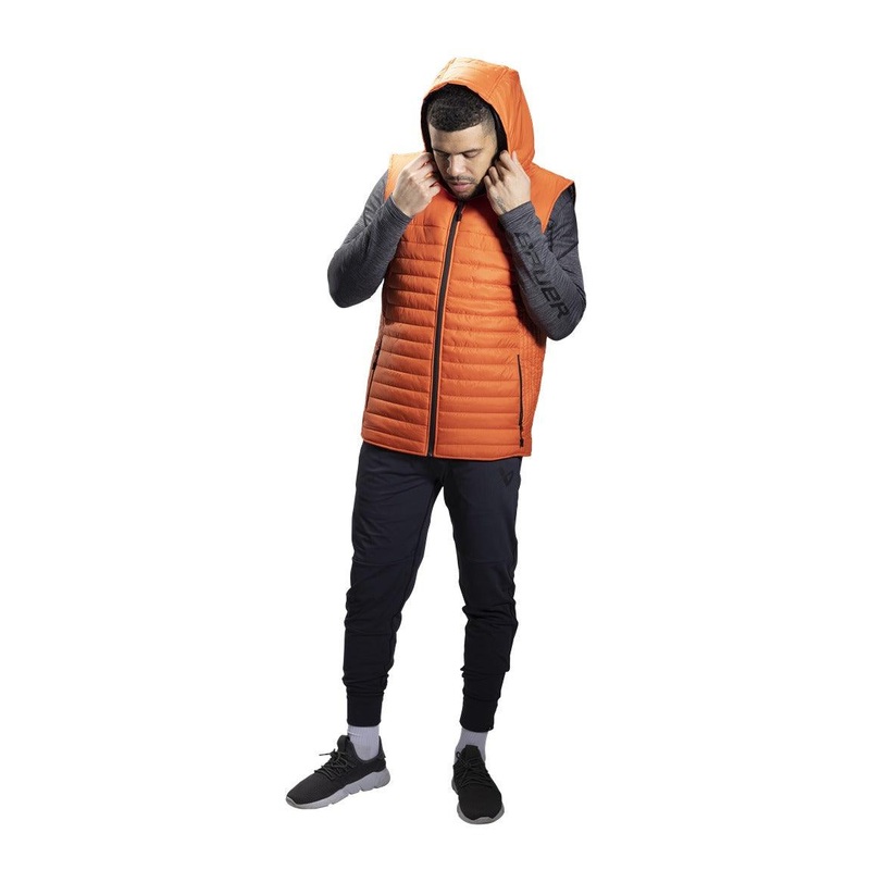 Bauer FLC Hooded Puffer Vest – Senior S