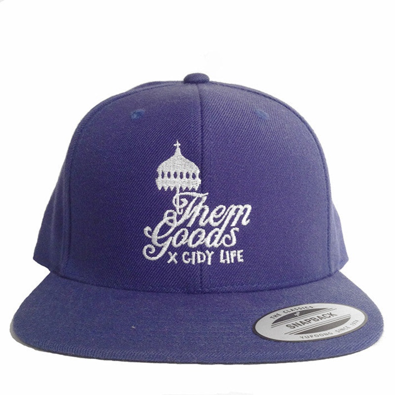 Cidy life x Them goods snap back blue