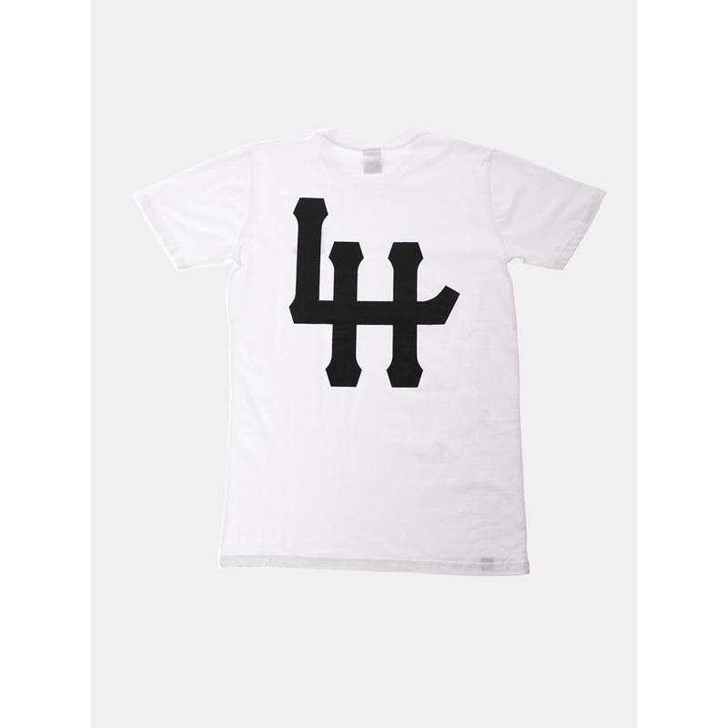 LH Big Logo Tee White White Black XS