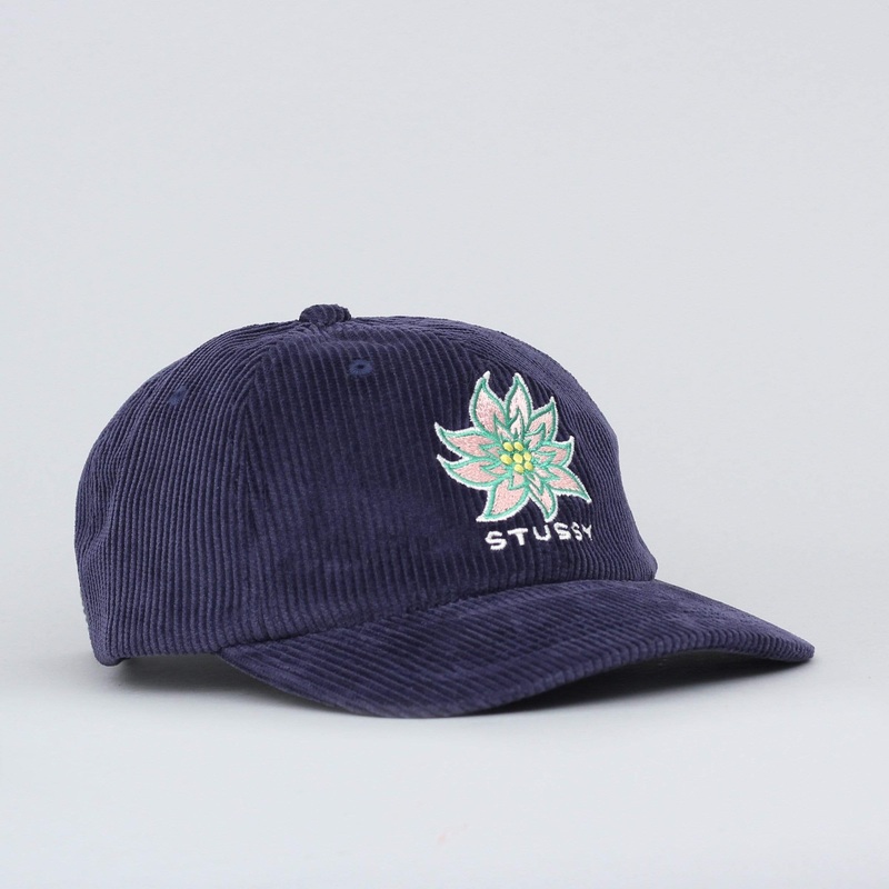 Stussy Laguna Flower Low Pro Cap Navy