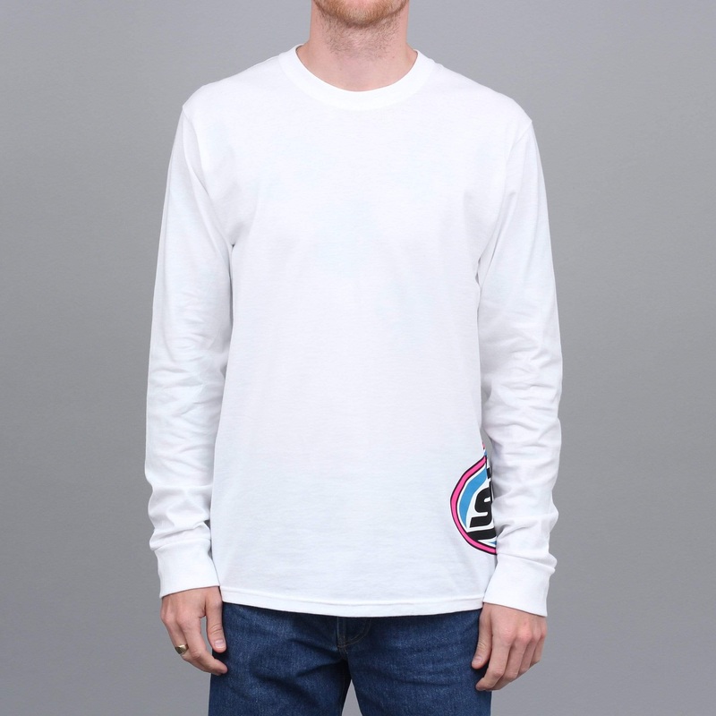 Stussy Swirl Sport Longsleeve T-Shirt White Small