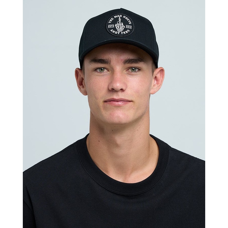 The Mad Hueys FKRS AHOY | TWILL SNAPBACK BLACK OSFM