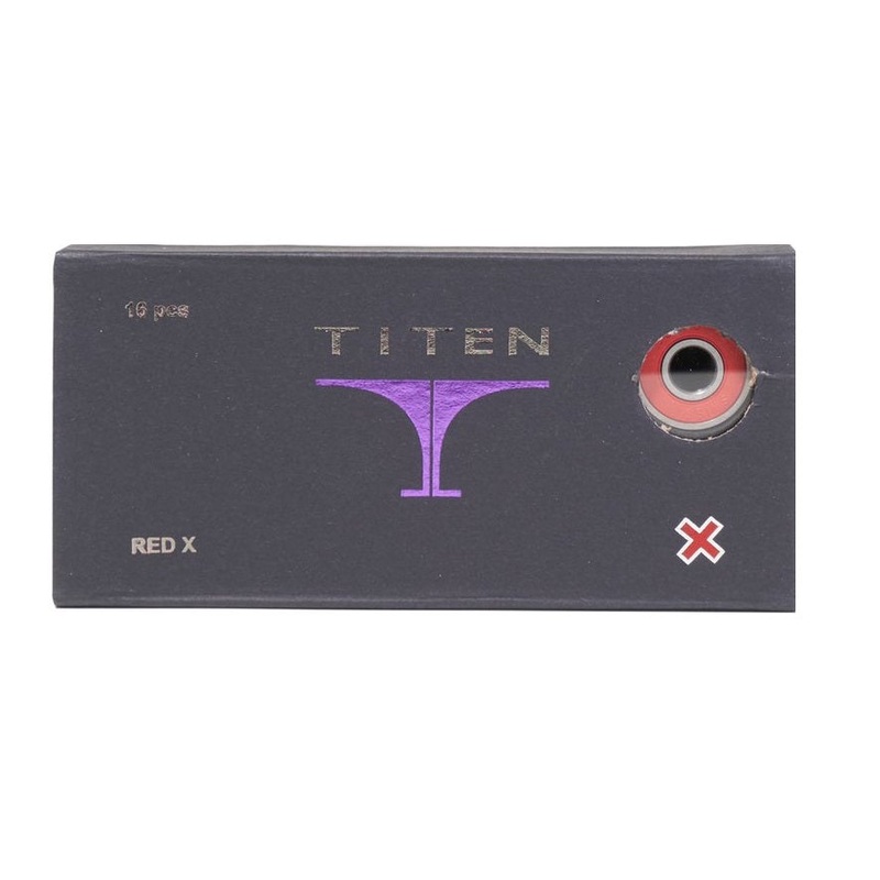 Titen Red X Swiss Bearings – 16 Pack