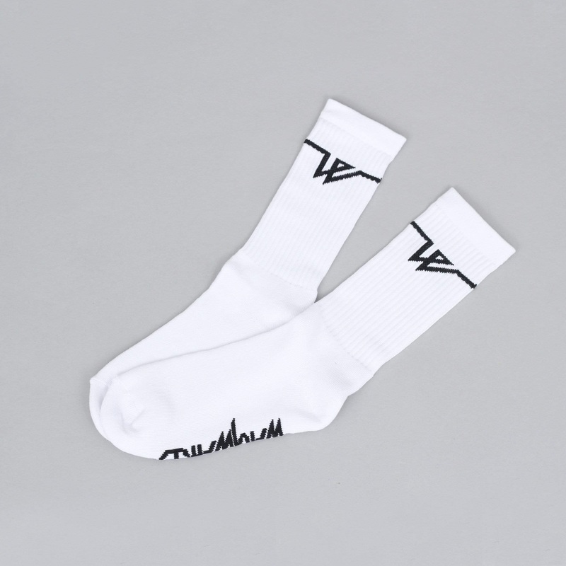 Wayward Lowgo Socks White