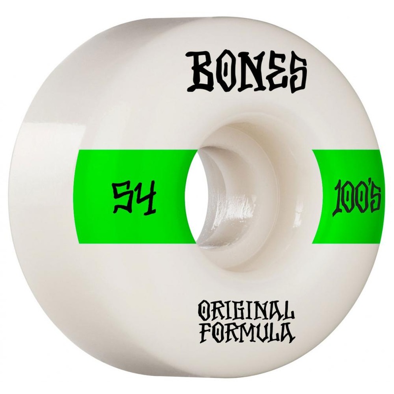 Bones 100’s #14 V4 Wide Skateboard Wheels – 54mm